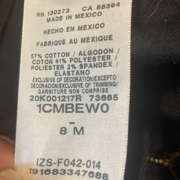 Lee jeans black 8 M boot cut mid rise - Picture 15 of 15